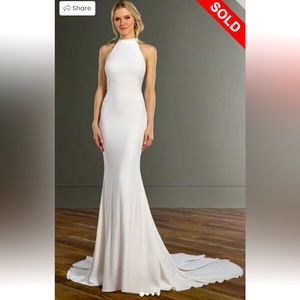 Designer wedding dress in Ivory